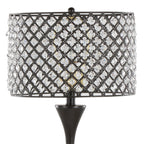 Topaz 27" Metal Table Lamp - Oil Rubbed Bronze, Clear Crystal
