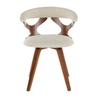 Gardenia Chair - Walnut Wood, Cream Fabric