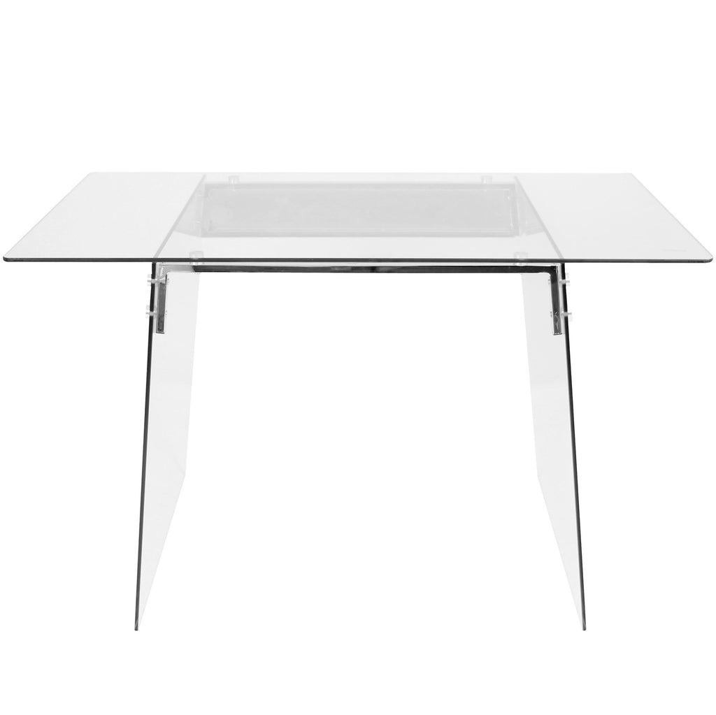 Glacier Office Desk - Clear