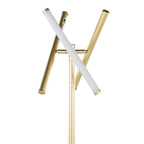 Icicle 65" Swivel Floor Lamp - Gold Metal
