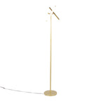 Icicle 65" Swivel Floor Lamp - Gold Metal
