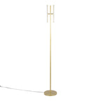 Icicle 65" Swivel Floor Lamp - Gold Metal