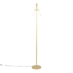 Icicle 65" Swivel Floor Lamp - Gold Metal
