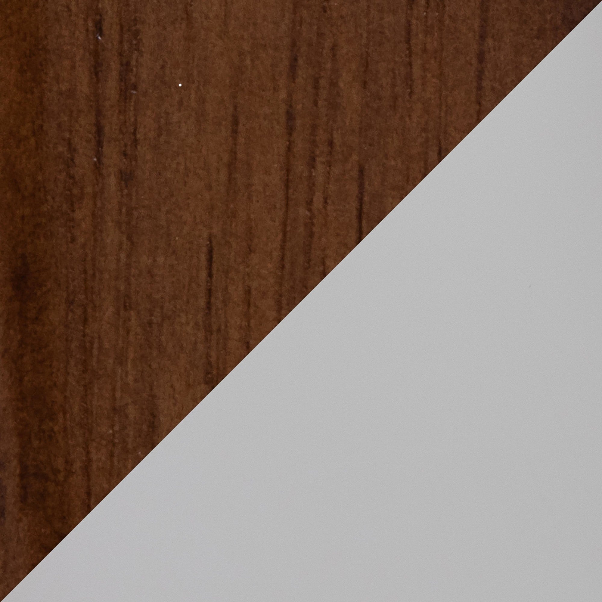 Case Table Lamp - Walnut Wood, Frosted Glass