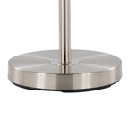 Medusa®  71" Metal Floor Lamp 5 Arm - Brushed Nickel Finish, Multi-colored Glass
