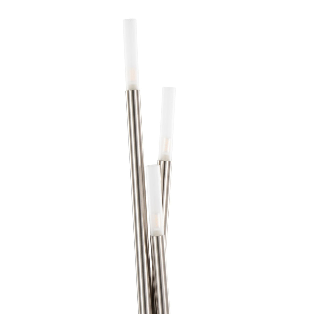 Icicle Floor Lamp - Brushed Nickel