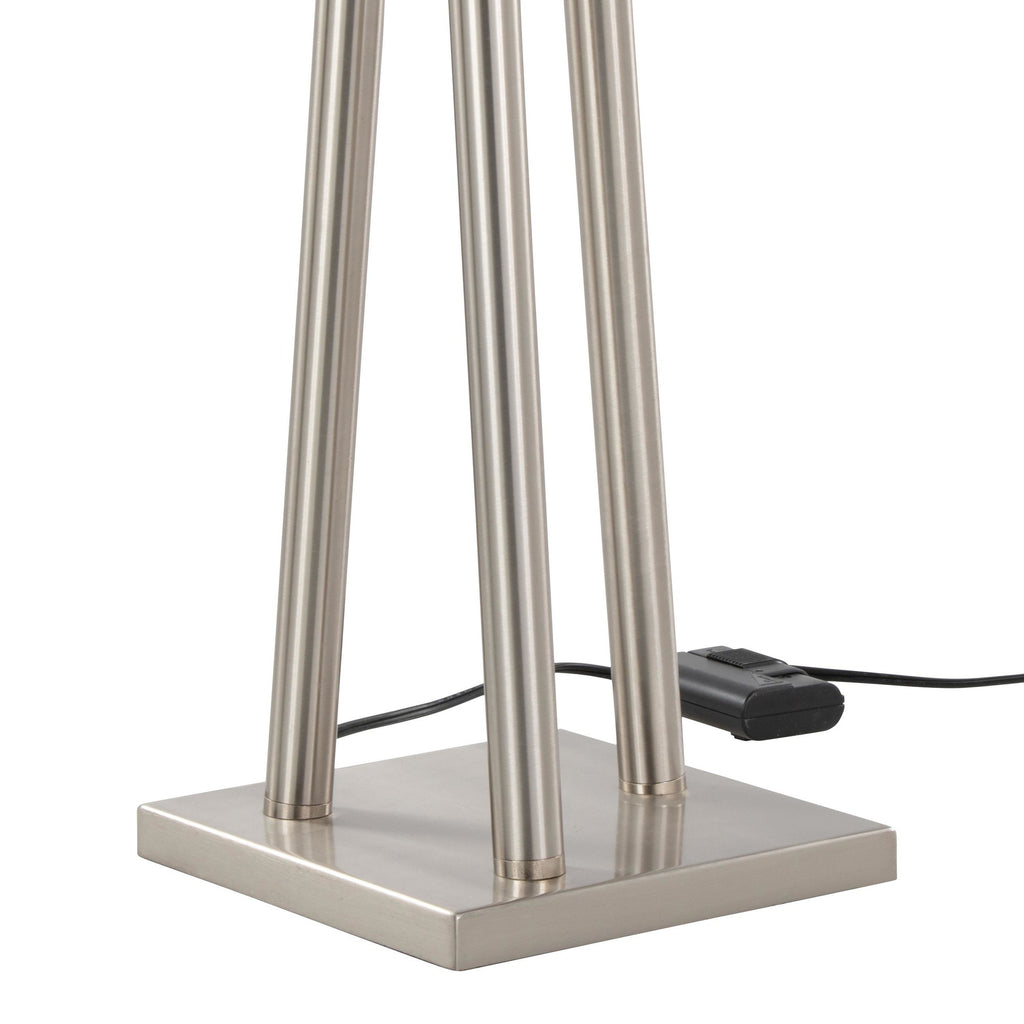 Icicle Floor Lamp - Brushed Nickel