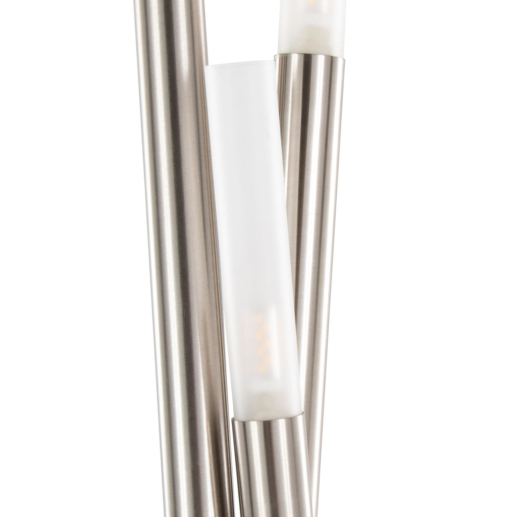 Icicle Floor Lamp - Brushed Nickel