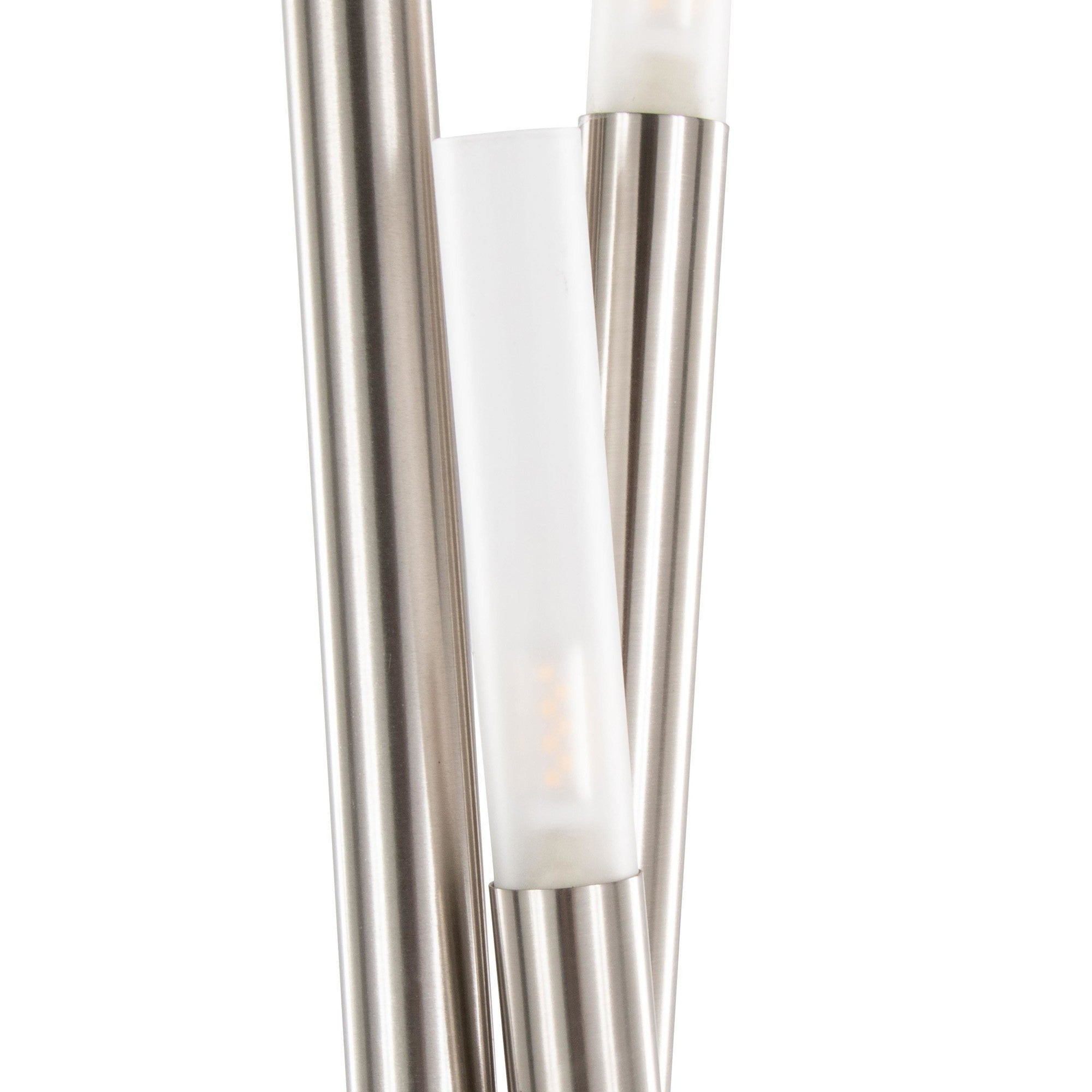 Icicle Floor Lamp - Brushed Nickel