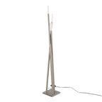 Icicle Floor Lamp - Brushed Nickel