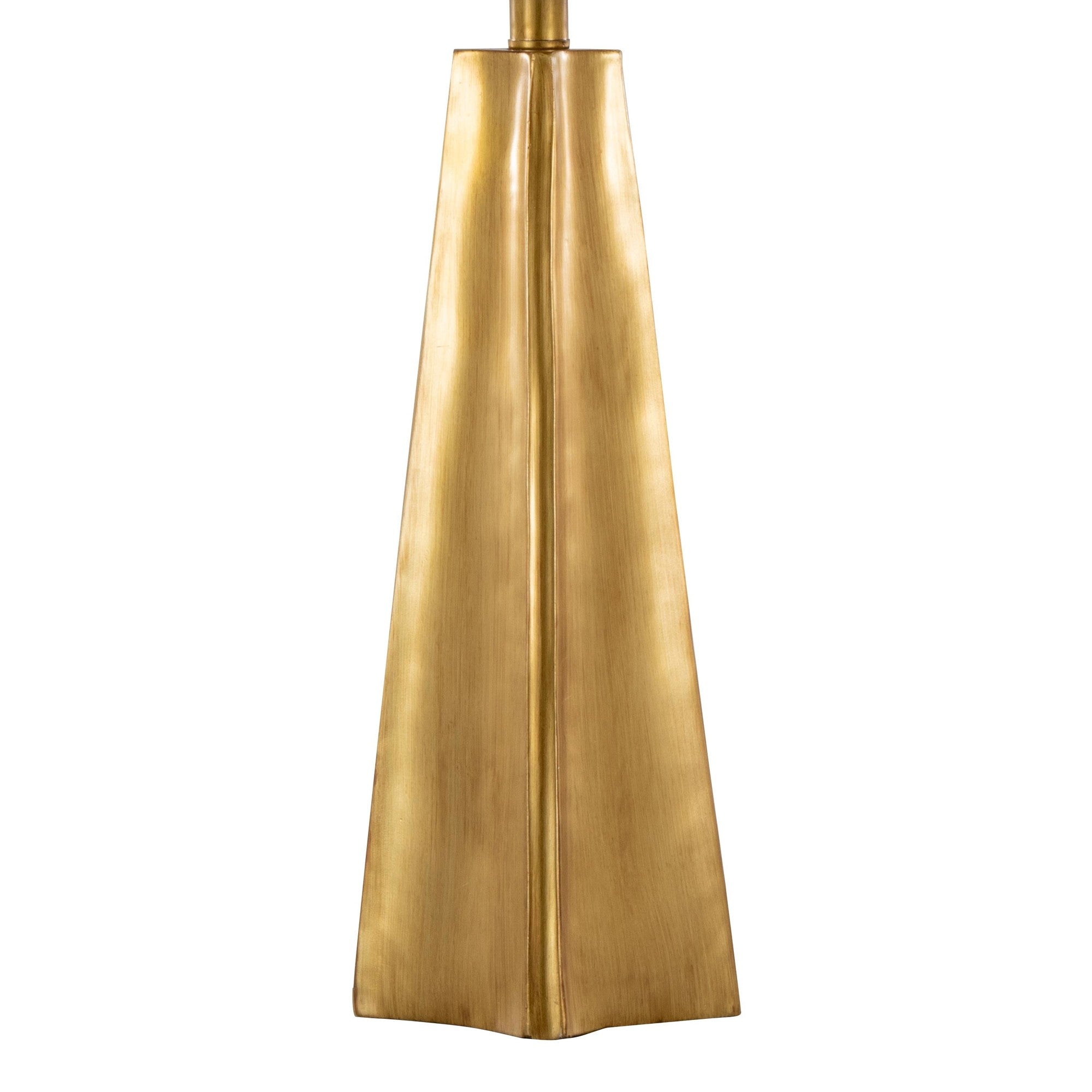 Pompeii 29" Polyresin Table Lamp - Gold Poyresin, White Linen