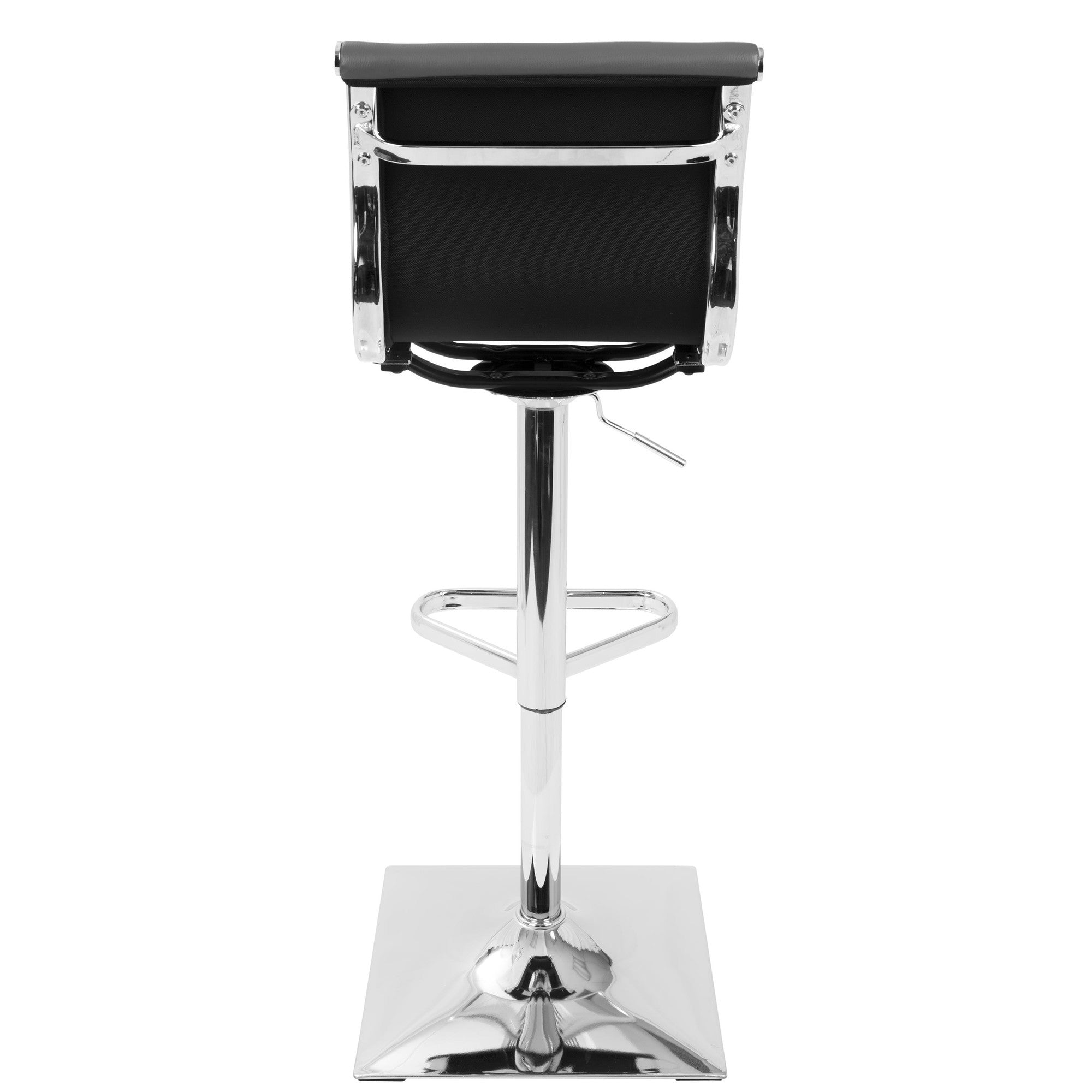 Masters Adjustable Barstool - Chrome, Grey PU