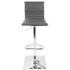 Masters Adjustable Barstool - Chrome, Grey PU