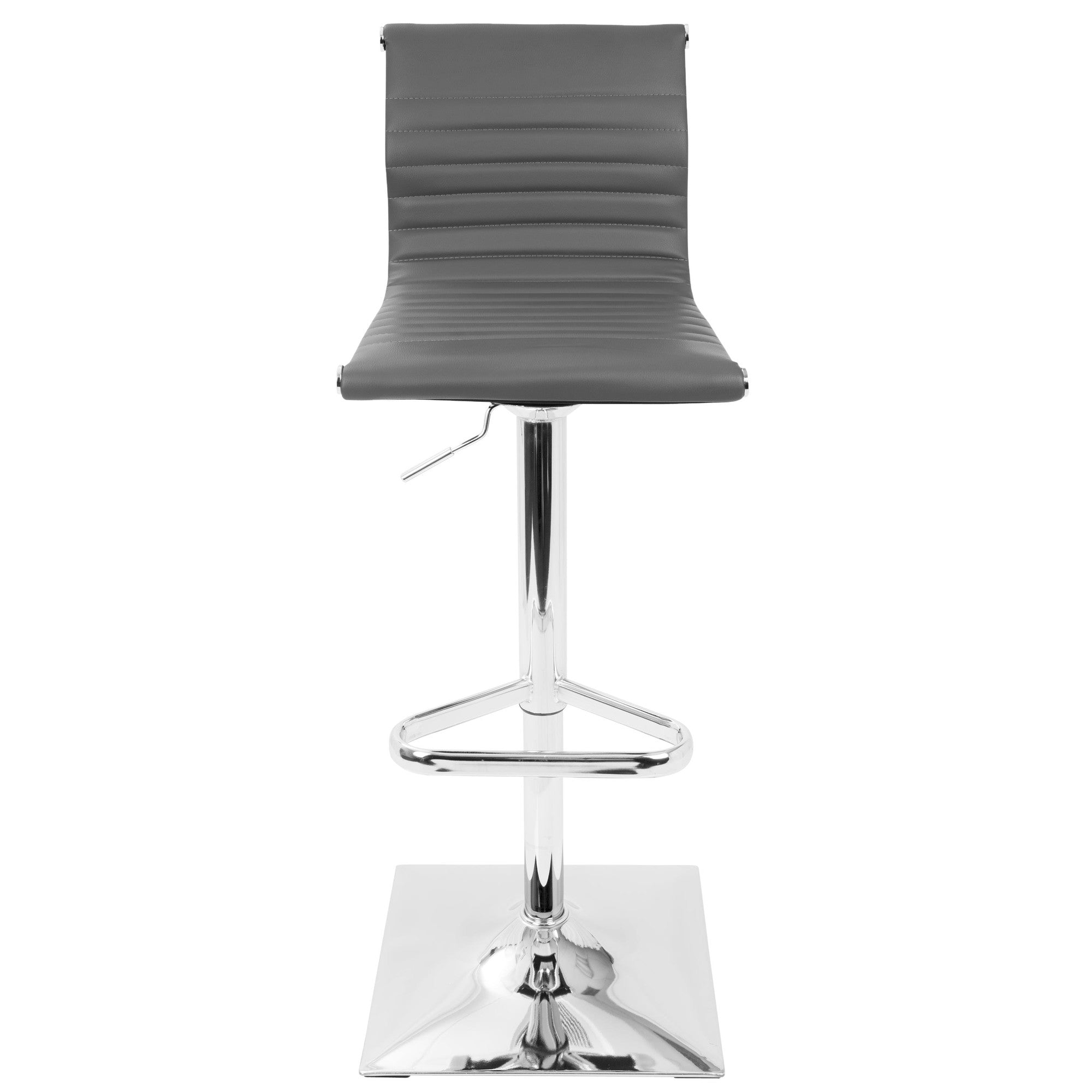 Masters Adjustable Barstool - Chrome, Grey PU