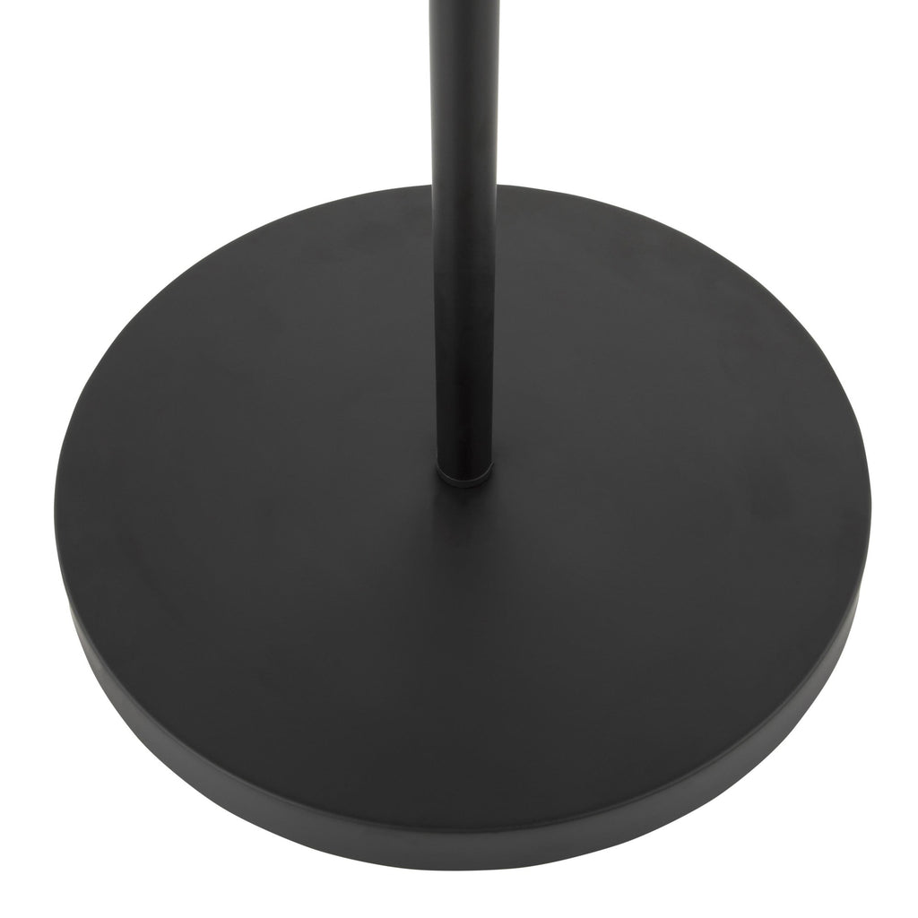 Metric Floor Lamp - Black Metal, Antique Brass