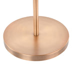 Moon Floor Lamp - Gold Metal, Frosted Glass