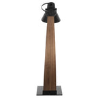 Noah Table Lamp - Black Metal, Walnut Wood