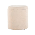 Tahoe 18" Ottoman - Beige Wool