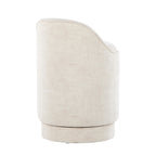 Marla 18" Upholstered Vanity Stool - Cream Fabric