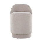 Marla 18" Upholstered Vanity Stool - Grey Fabric