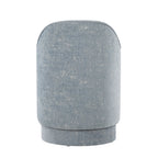 Marla 18" Upholstered Vanity Stool - Light Blue Fabric