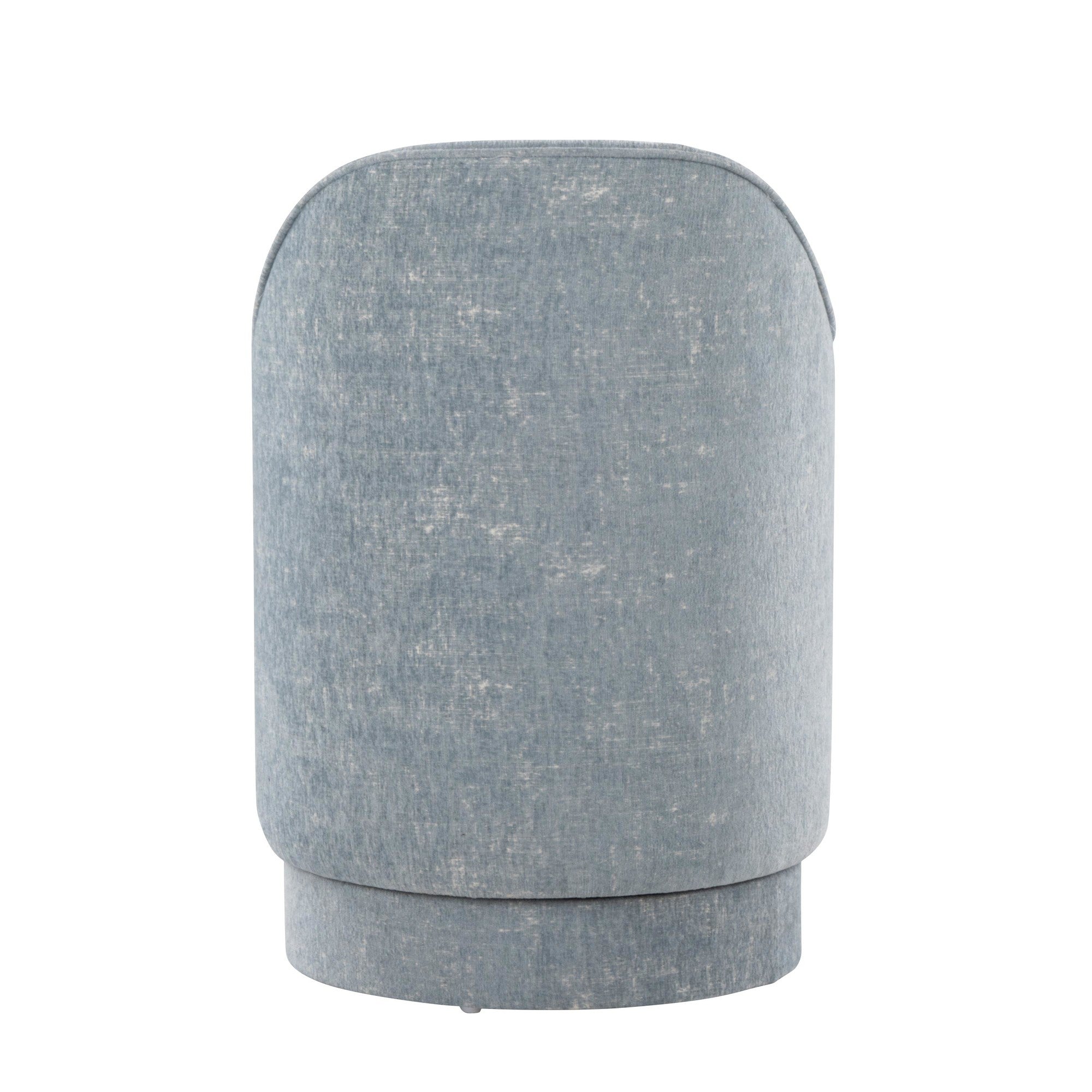 Marla 18" Upholstered Vanity Stool - Light Blue Fabric