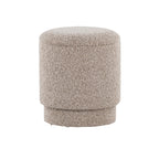 Marla Upholstered Ottoman 2-Piece Set - Light Brown Fabric