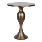 Ashland 24" Metal Accent Table - Matte Golden Bronze