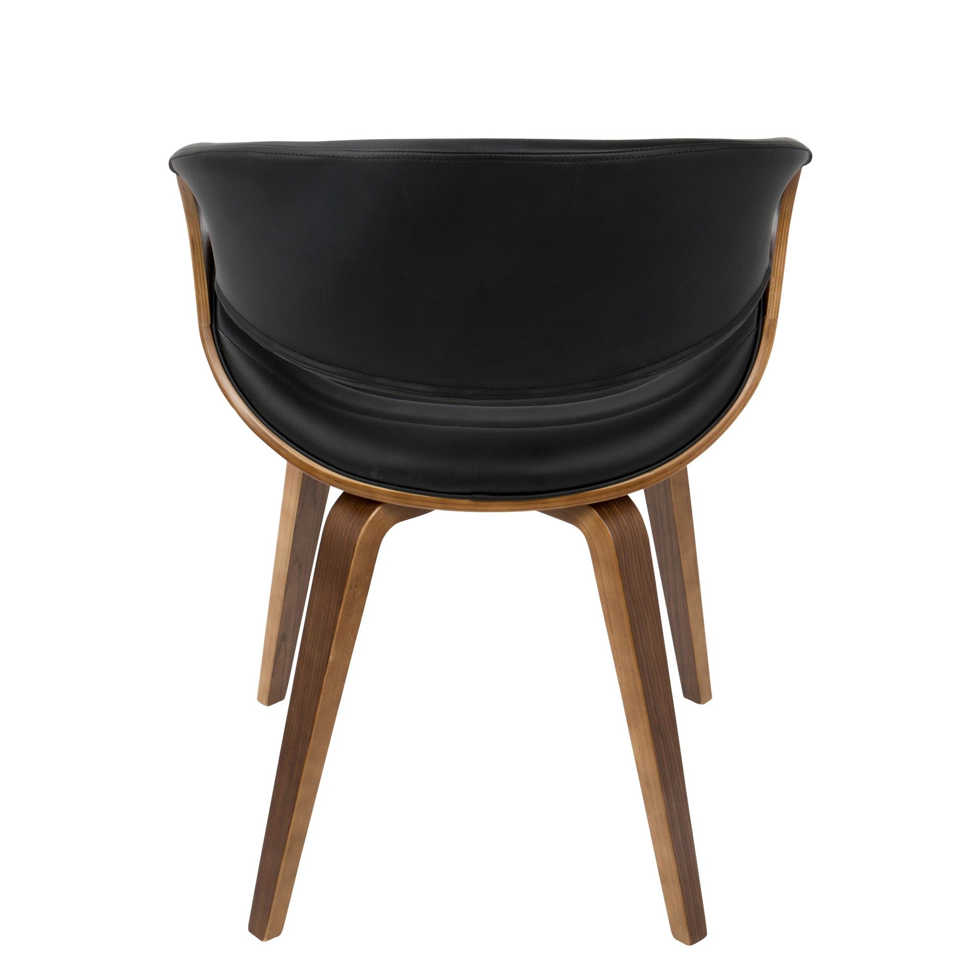 Symphony Chair - Walnut Wood, Black PU