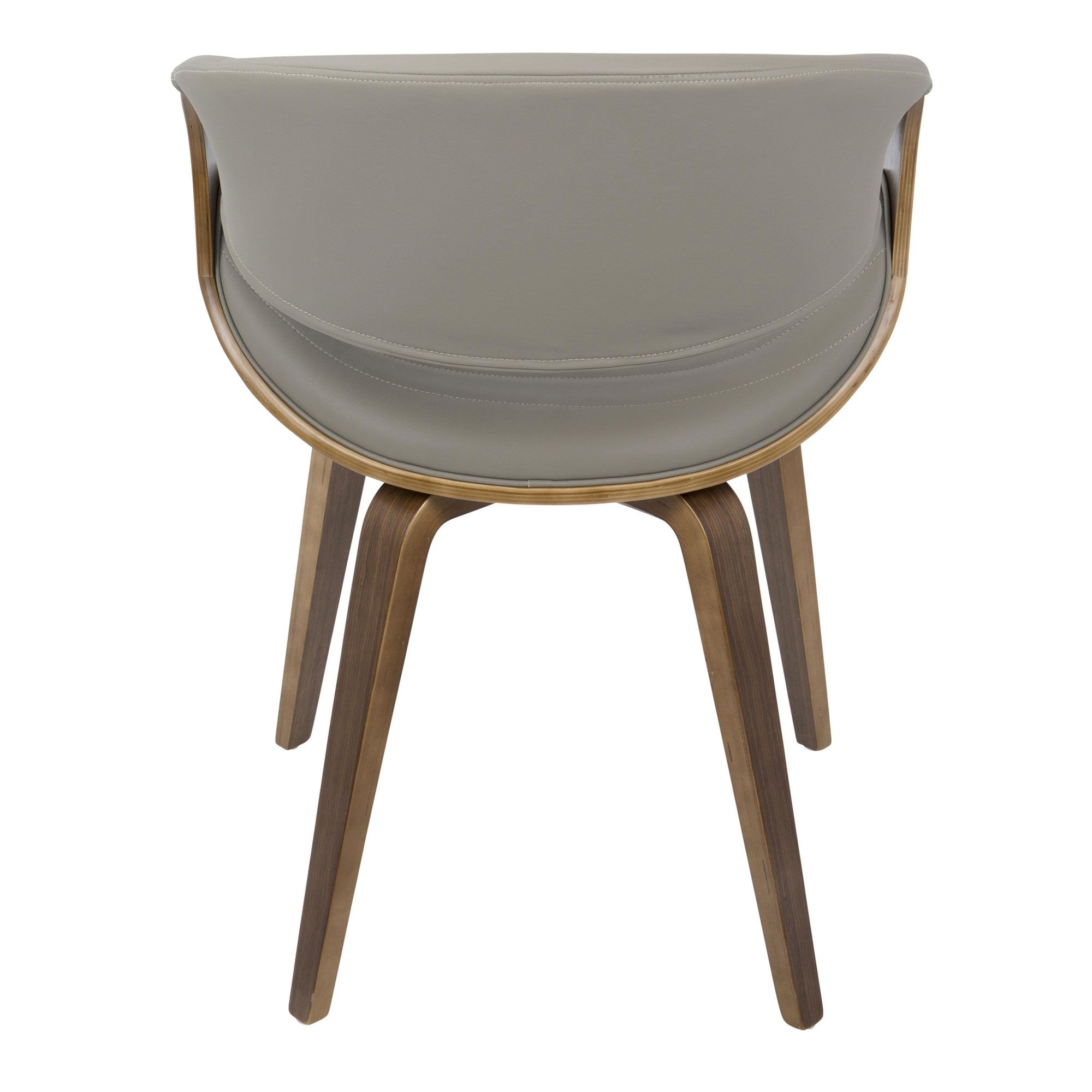 Symphony Chair - Walnut Wood, Pewter Grey PU