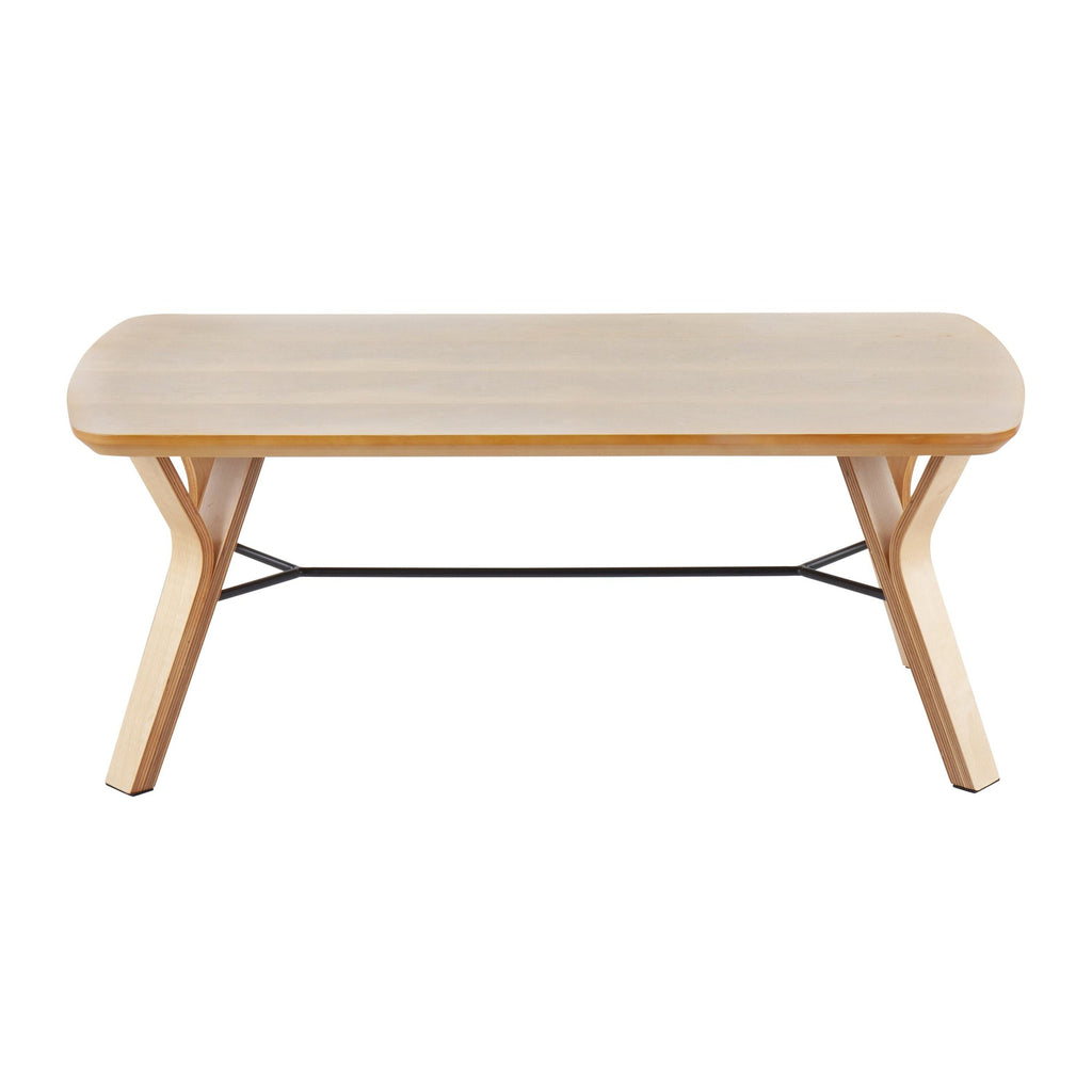 Folia Coffee Table - Natural Wood
