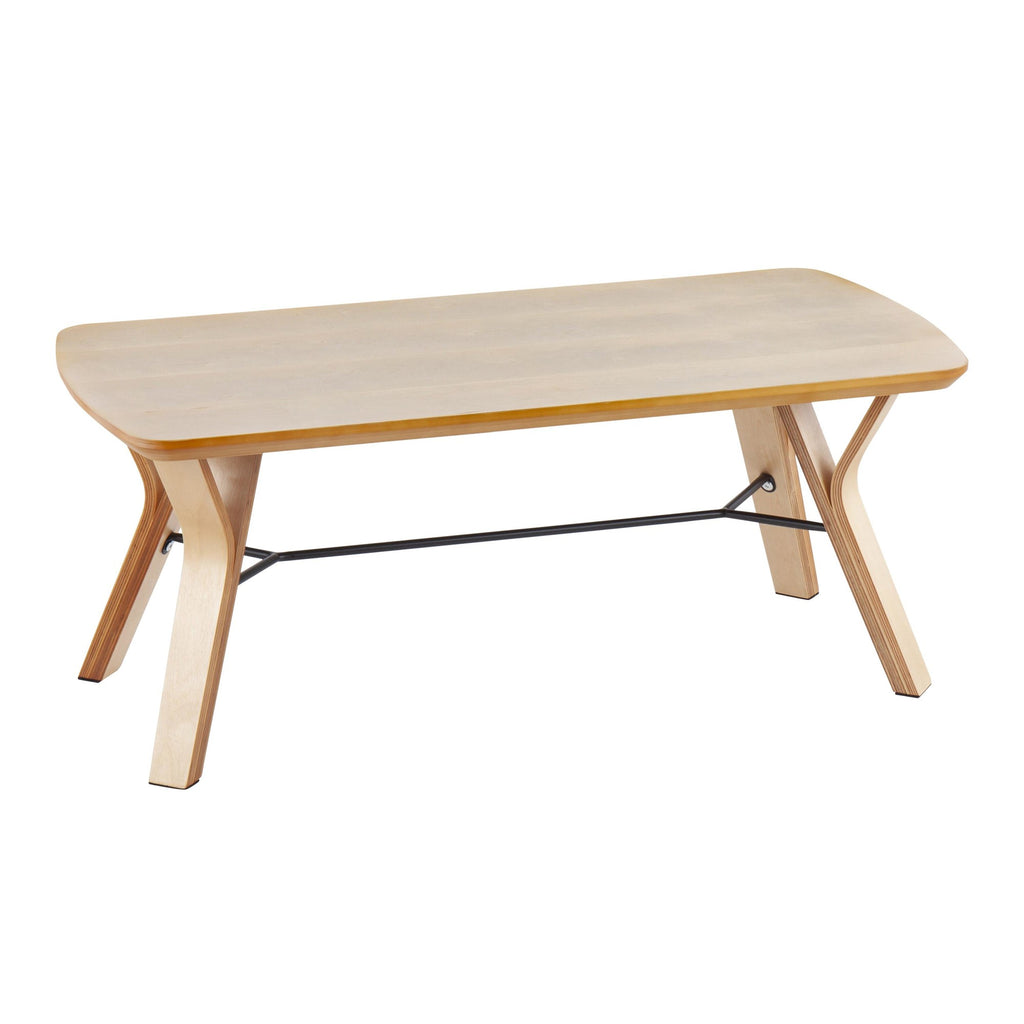 Folia Coffee Table - Natural Wood