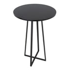 Cosmo Bar Table - Black Metal, Black Mdf