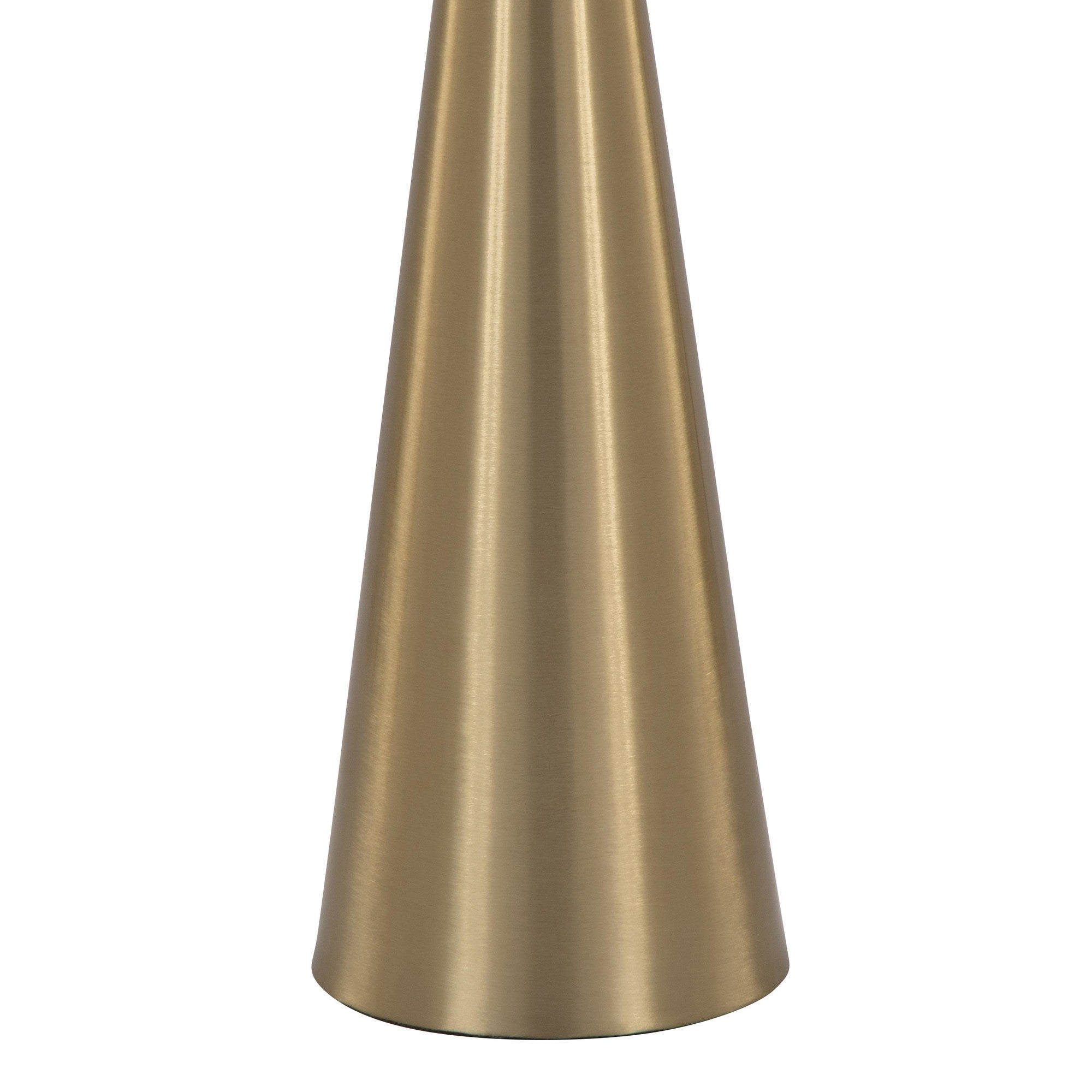 Gemma 22" Metal Side Table - Modern Brass