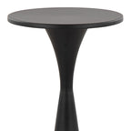 Gemma 22" Metal Side Table - Matte Black