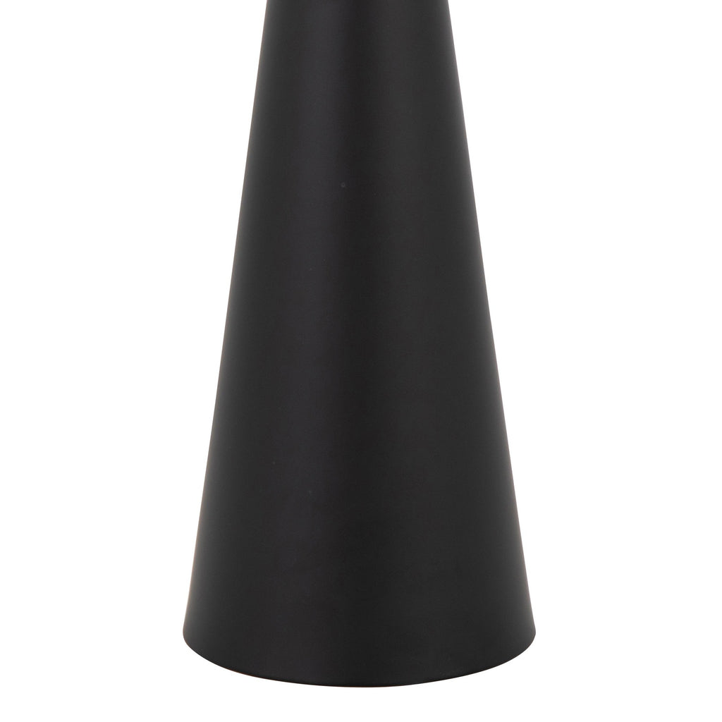 Gemma 22" Metal Side Table - Matte Black