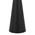Gemma 22" Metal Side Table - Matte Black