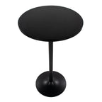 Pebble Table - Black Metal, Black Mdf