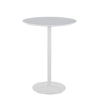 Pebble 3-Height Table - White Metal, White Mdf