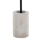 Symbol Side Table - Concrete, Black Steel