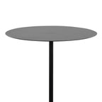 Symbol Side Table - Concrete, Black Steel