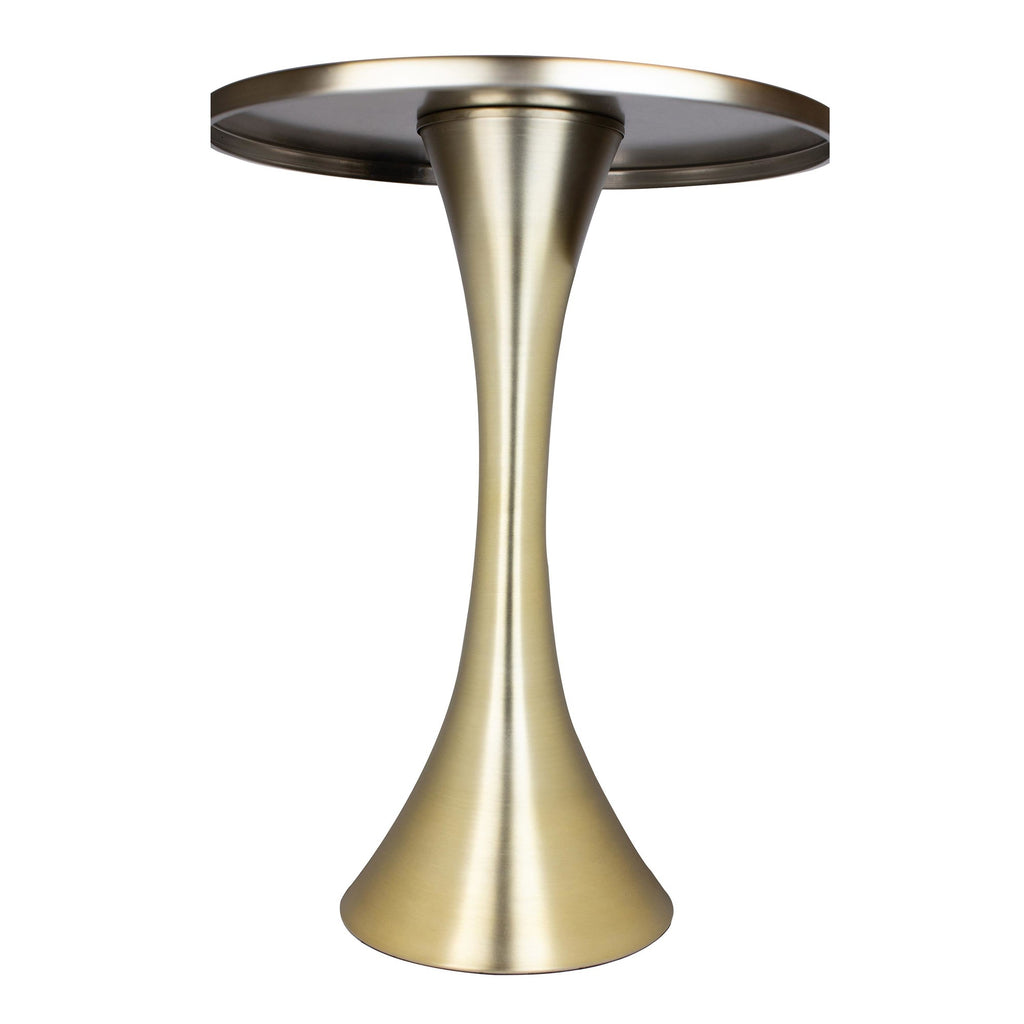 Lenuxe 24" Metal Accent Table - Gold Metal