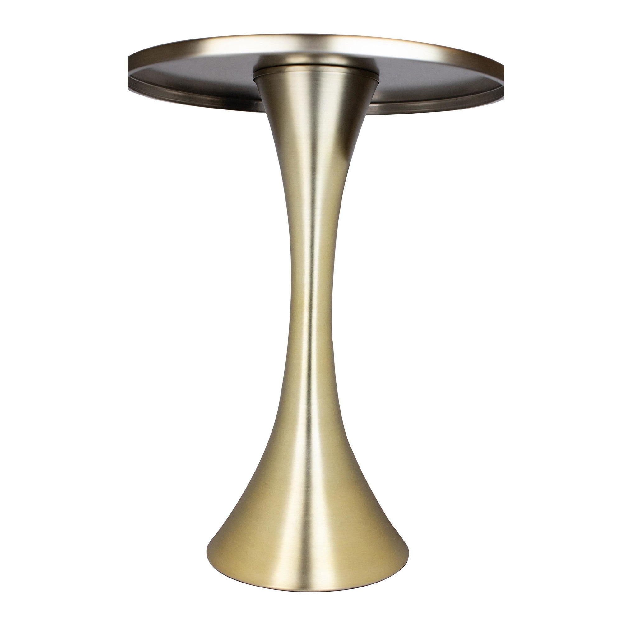 Lenuxe 24" Metal Accent Table - Gold Metal