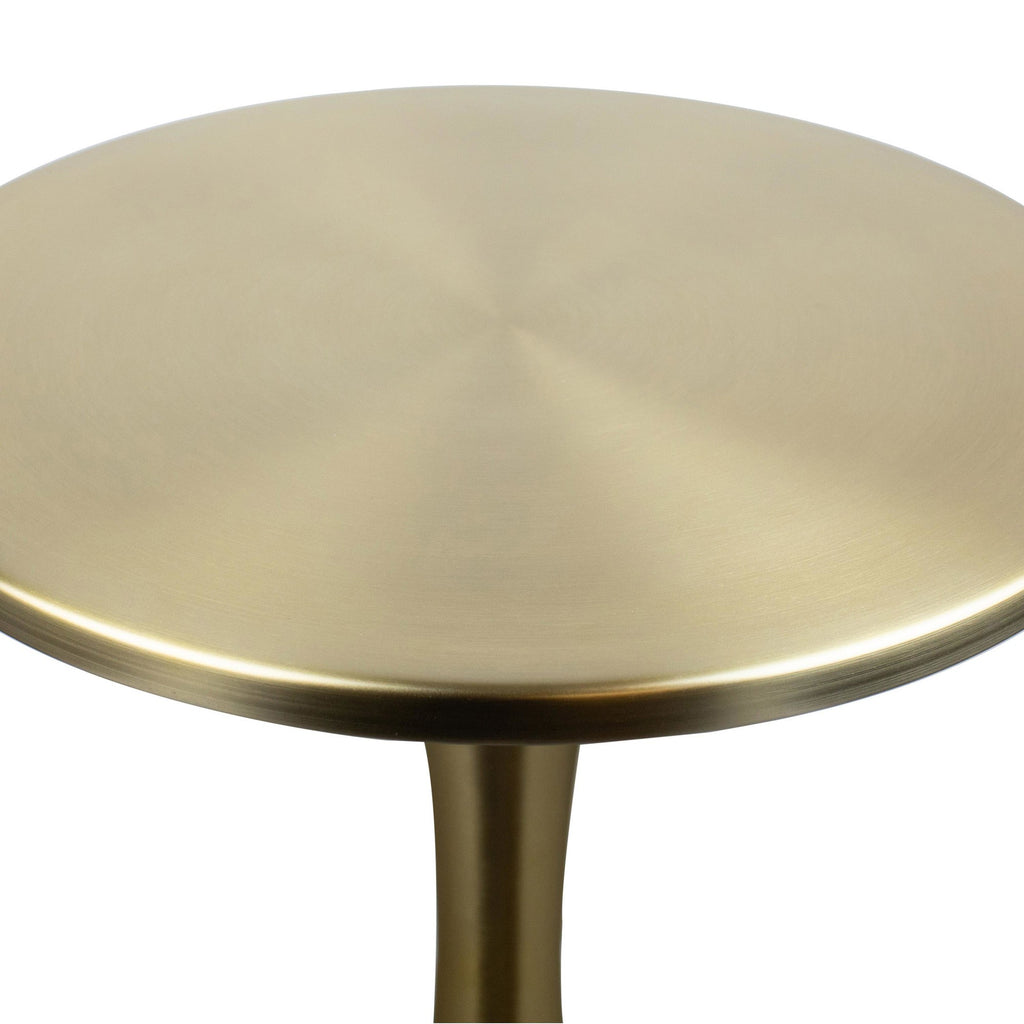 Lenuxe 24" Metal Accent Table - Gold Metal