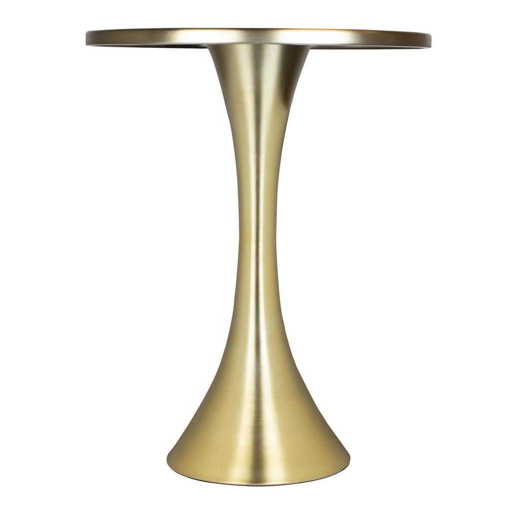 Lenuxe 24" Metal Accent Table - Gold Metal