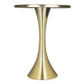 Lenuxe 24" Metal Accent Table - Gold Metal