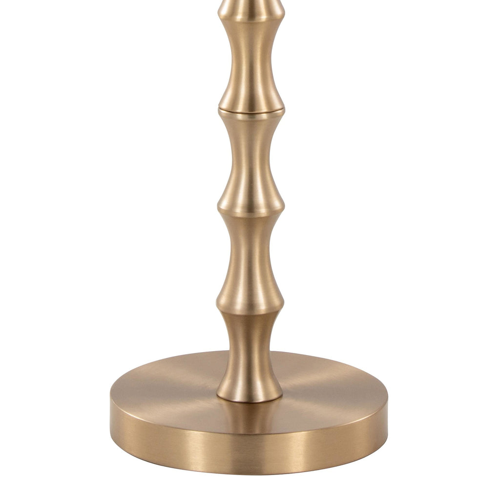 Bora 26.75" Metal Accent Table - Gold Metal