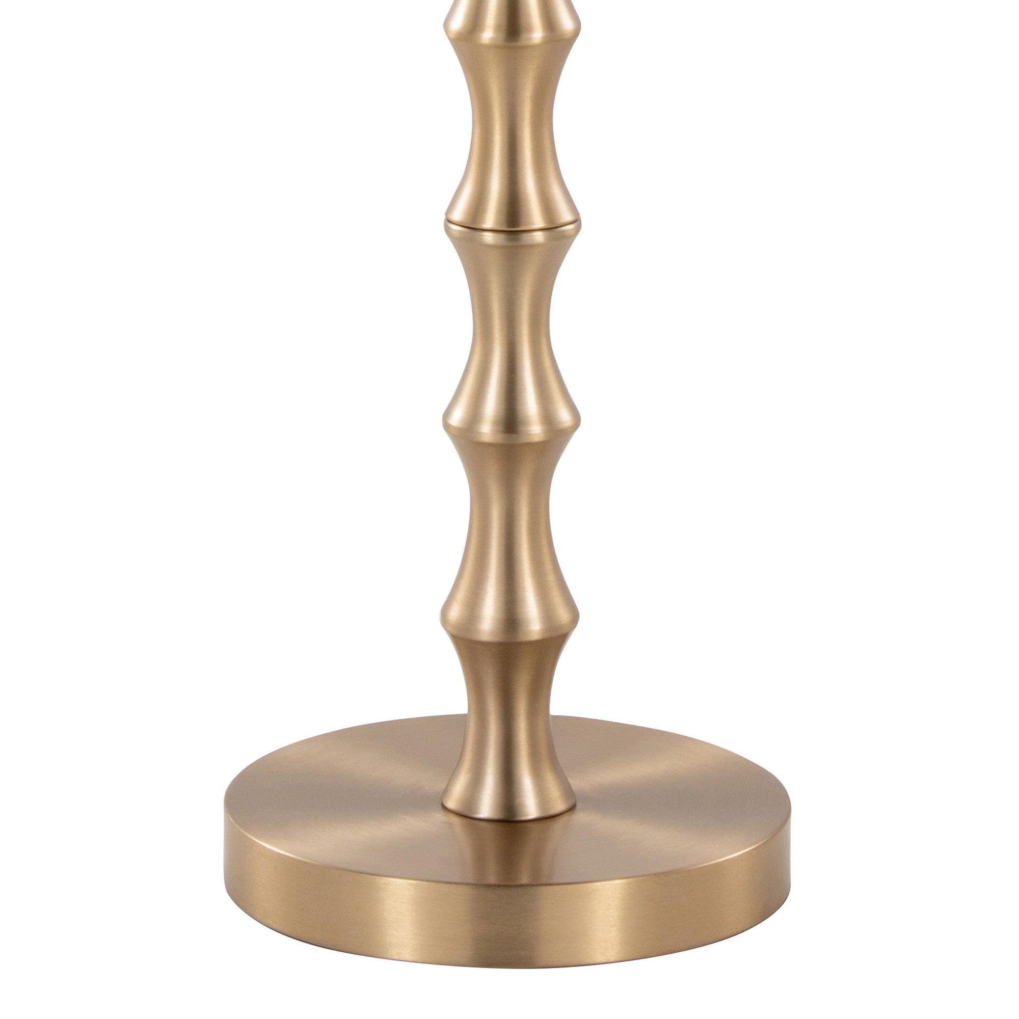 Bora 26.75" Metal Accent Table - Gold Metal