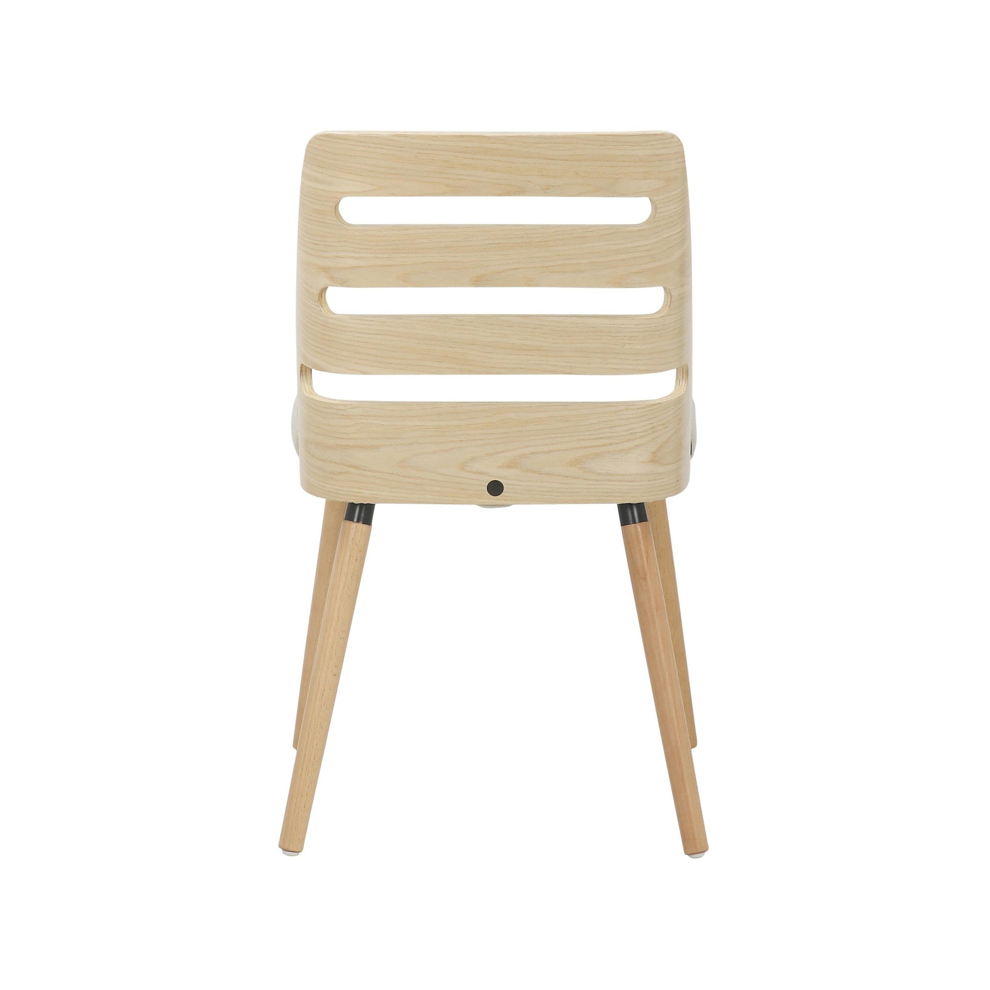 Trevi Chair - Natural Wood, Cream Fabric