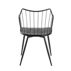 Winston Chair - Black Metal, Black Wood